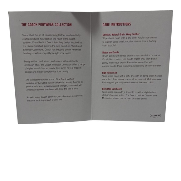 Coach (EUC) Stacie Leather Embossed Flats, Size 9.5 - Picture 11 of 12